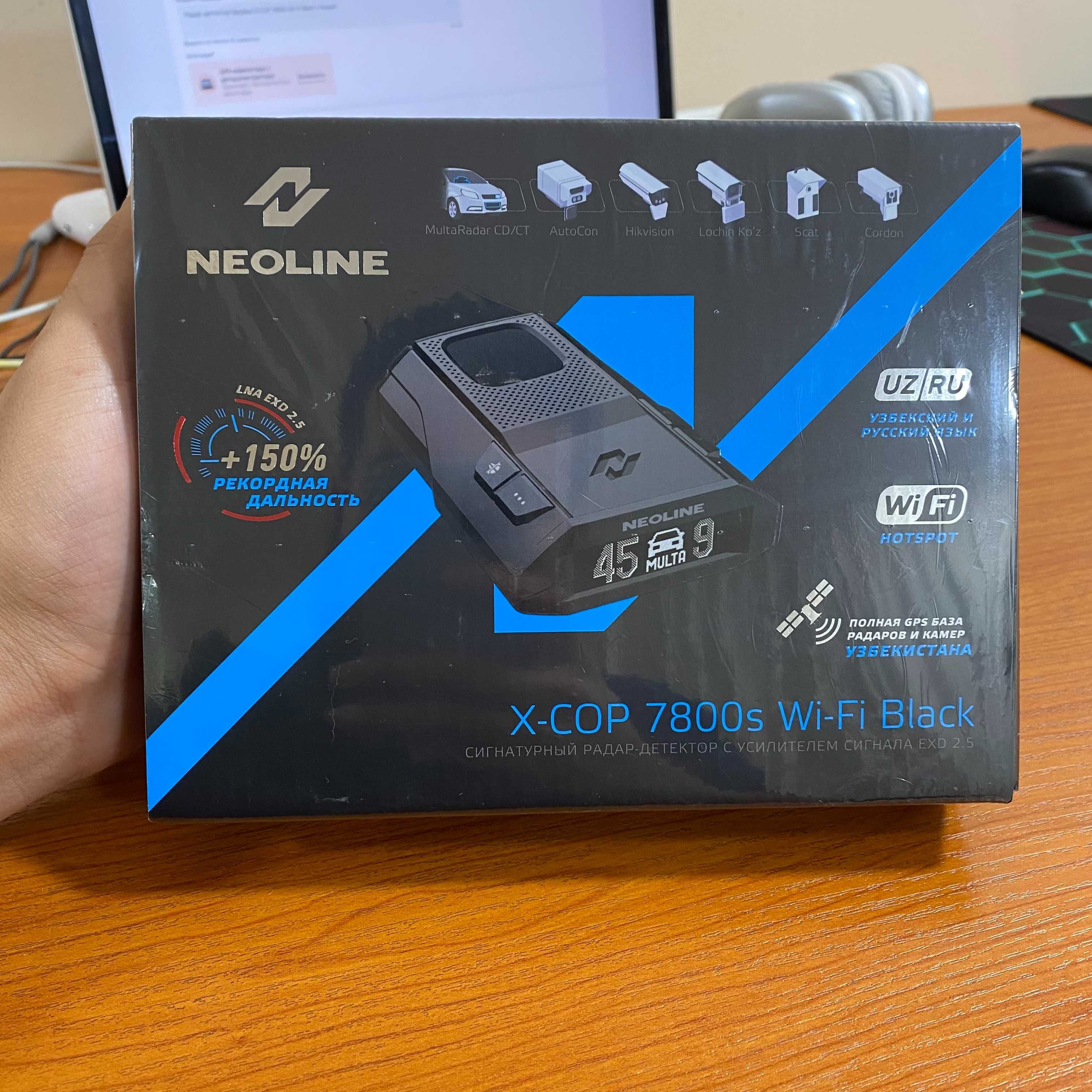 Радар-детектор Neoline X-COP 7800s Wi-Fi Black | Новый