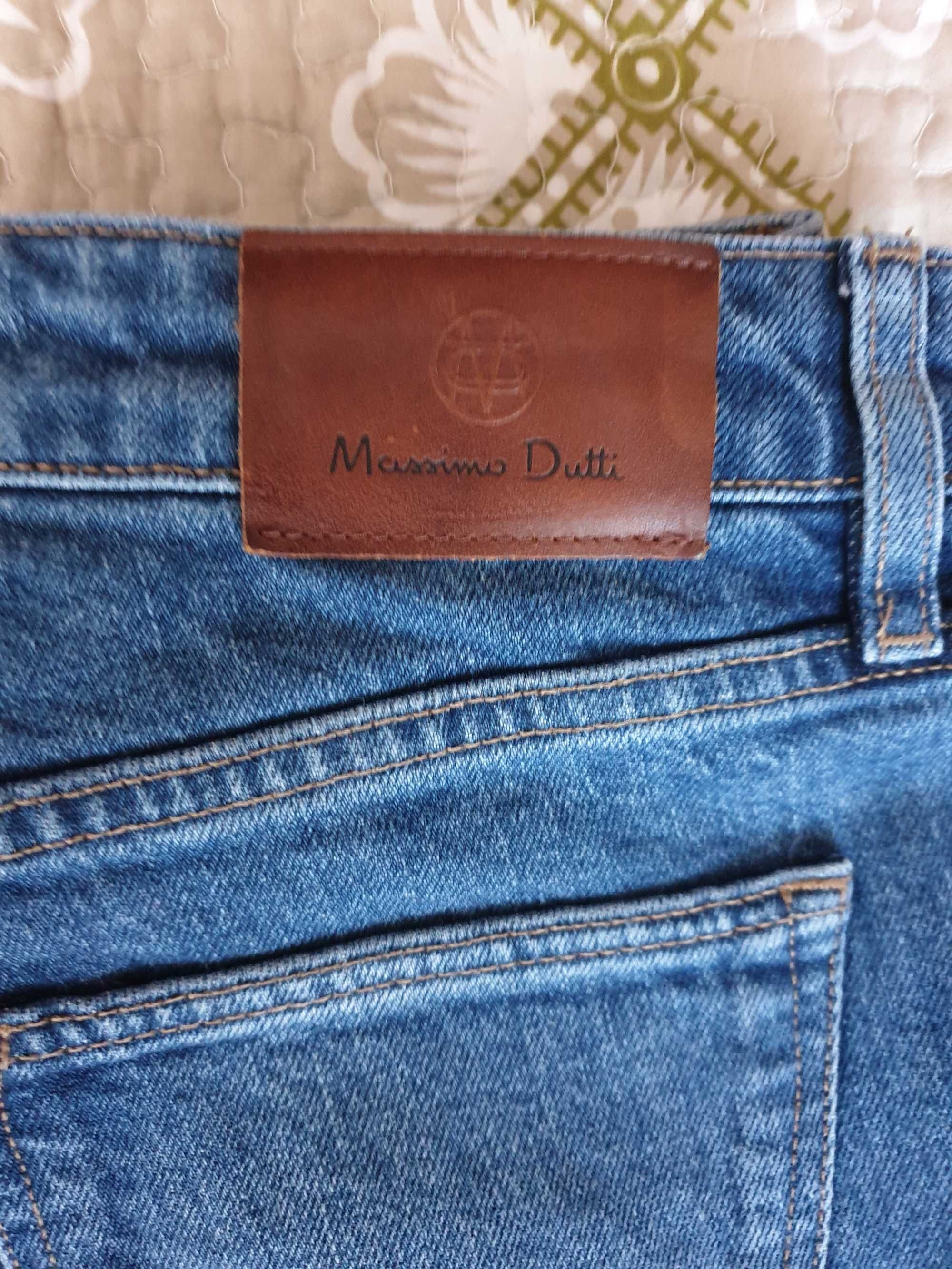 Blugi albastri Massimo Dutti Zara