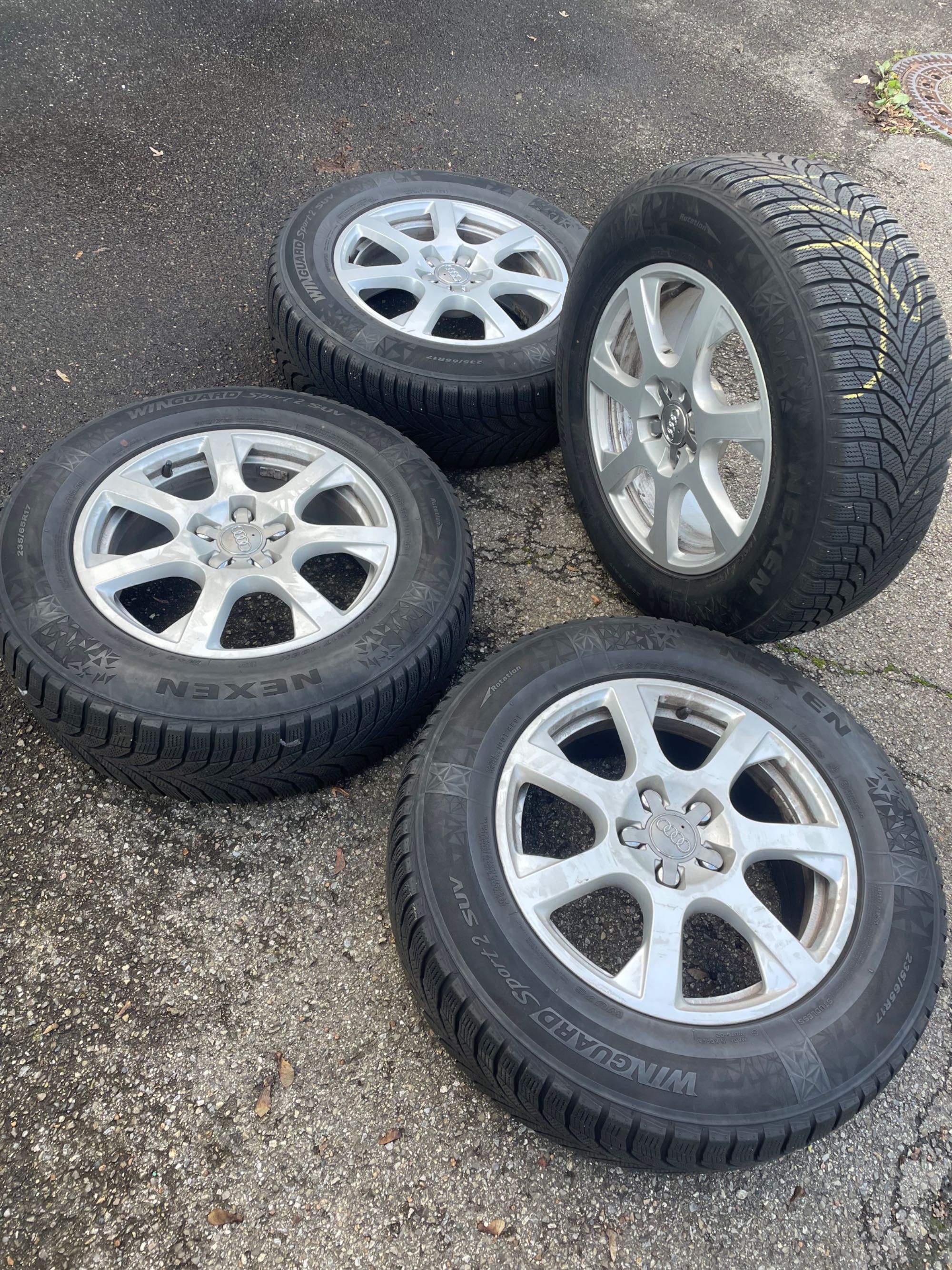 Jante Roți Audi Q5 Original 235/65R17 anvelope de iarnă 2020