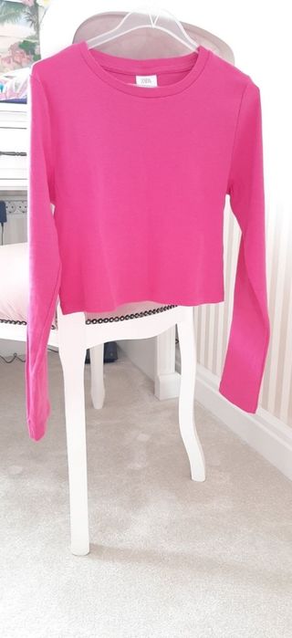 Tricou ZARA,cu maneca lunga pentru fete/11-12ani
