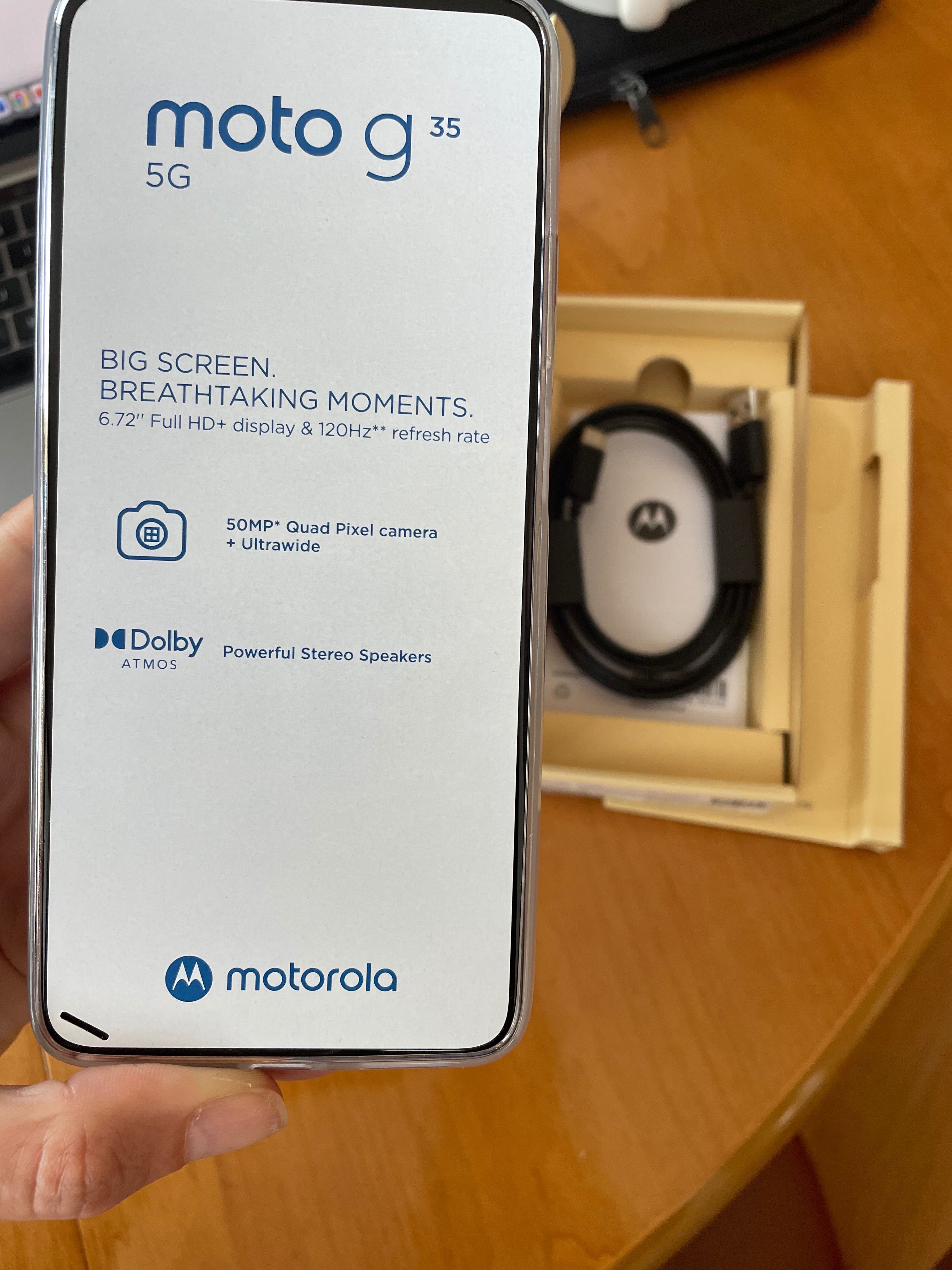 !ЧИСТО НОВ в гаранция! MOTOROLA G35 5G 256GB Grey