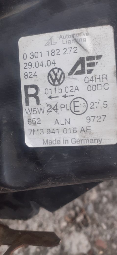 Десен Фар Xenon За VW Sharan 7M От 2001-2010 Година Фолксваген  Шаран