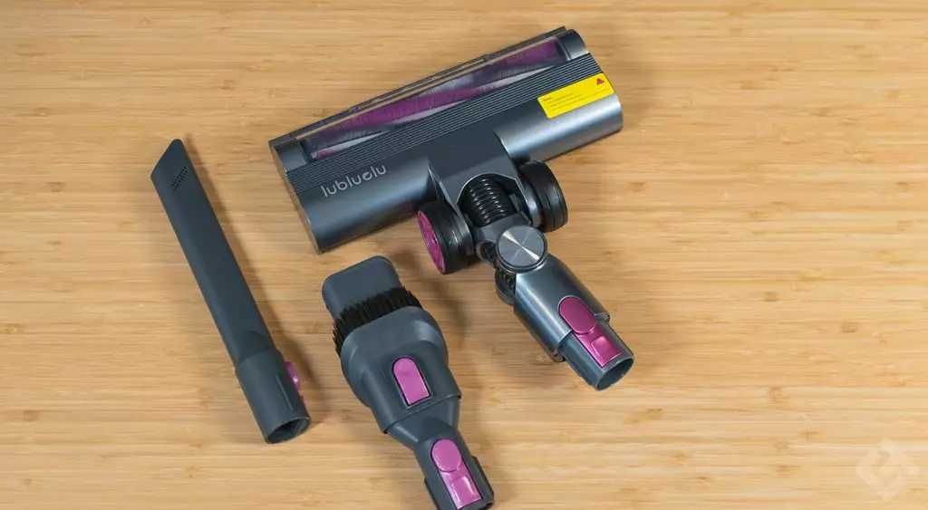 Aspirator vertical fără fir puternic Lubluelu, baterie detașabilă
