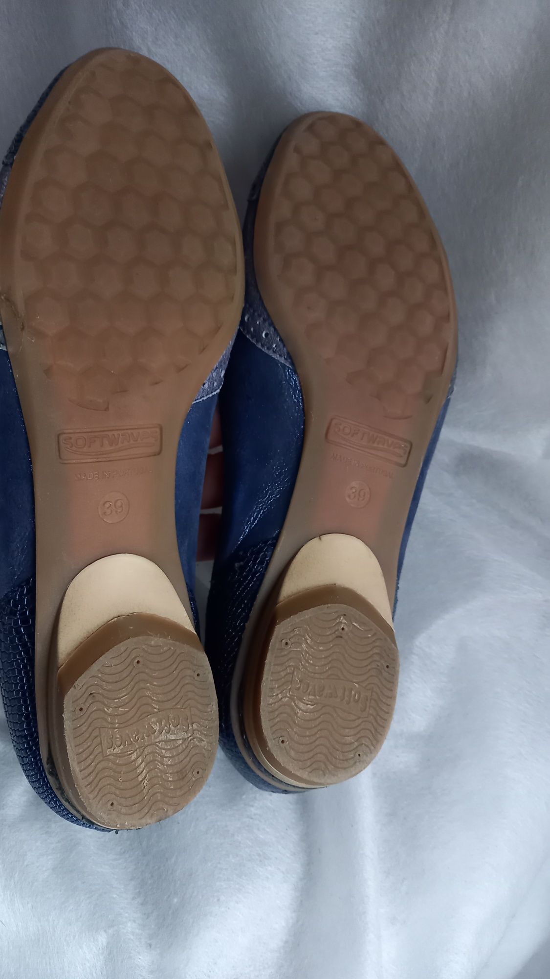 Pantofi piele naturala Softwaves nr.39 (2 culori)