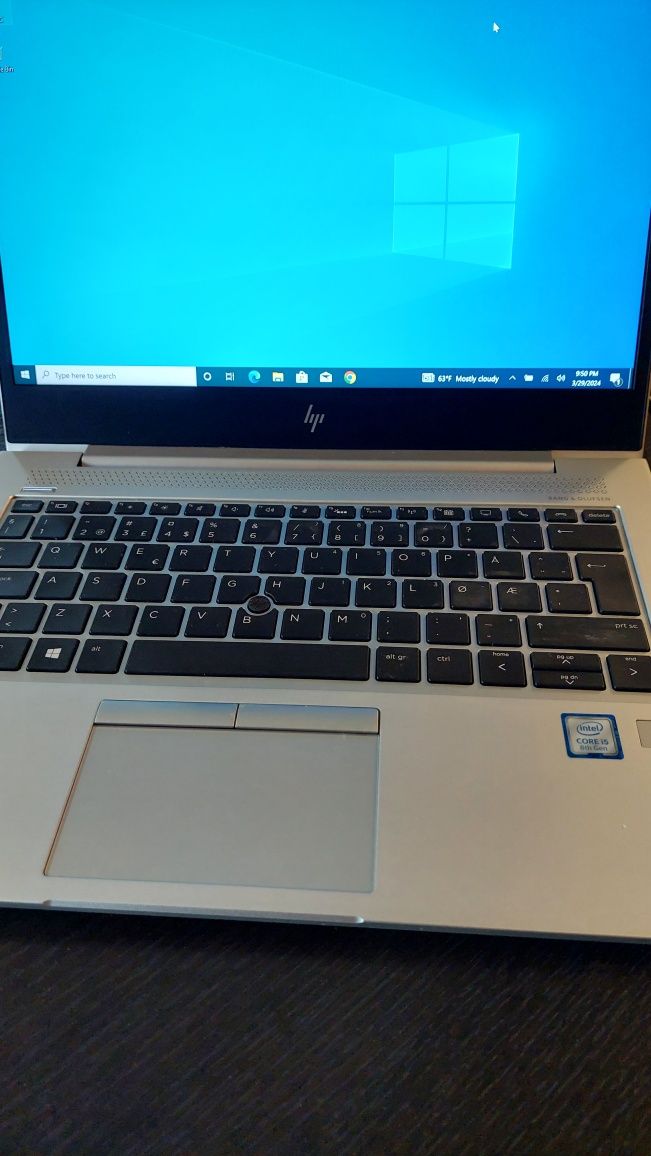 Hp Elitebook i5-8265u , Touch Screen HDR  1920/1080 , full metal