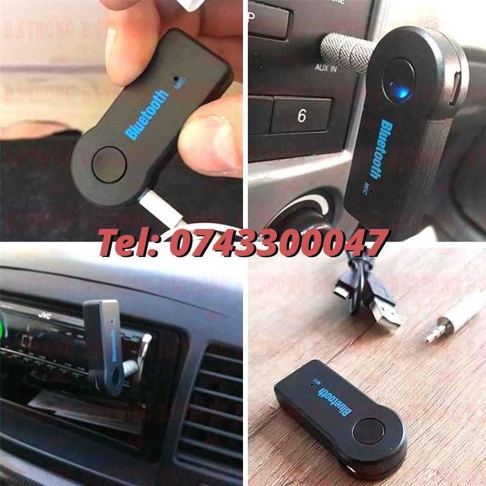 Adaptor Bluetooth Cu Jack 35mm Car Kit Bluetooth Music Receiver