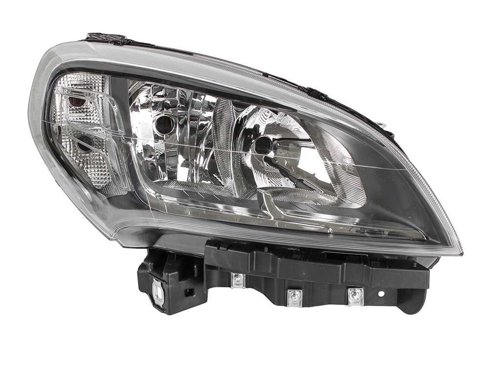 Фарове Фар за FIAT DOBLO 2015 - 2022/ Фиат Добло с ЧЕРНА РАМКА и мотор
