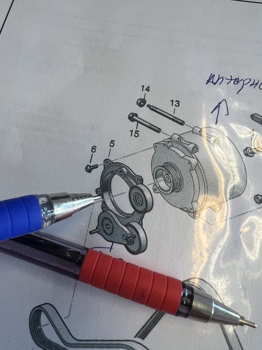 Ролки Алтернатор за 50TDI Audi