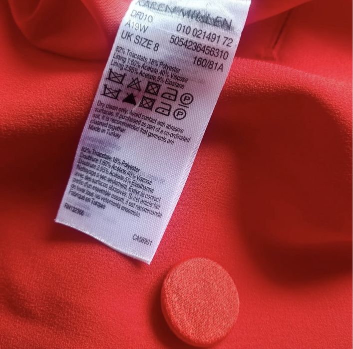 Червена рокля Karen Millen размер S