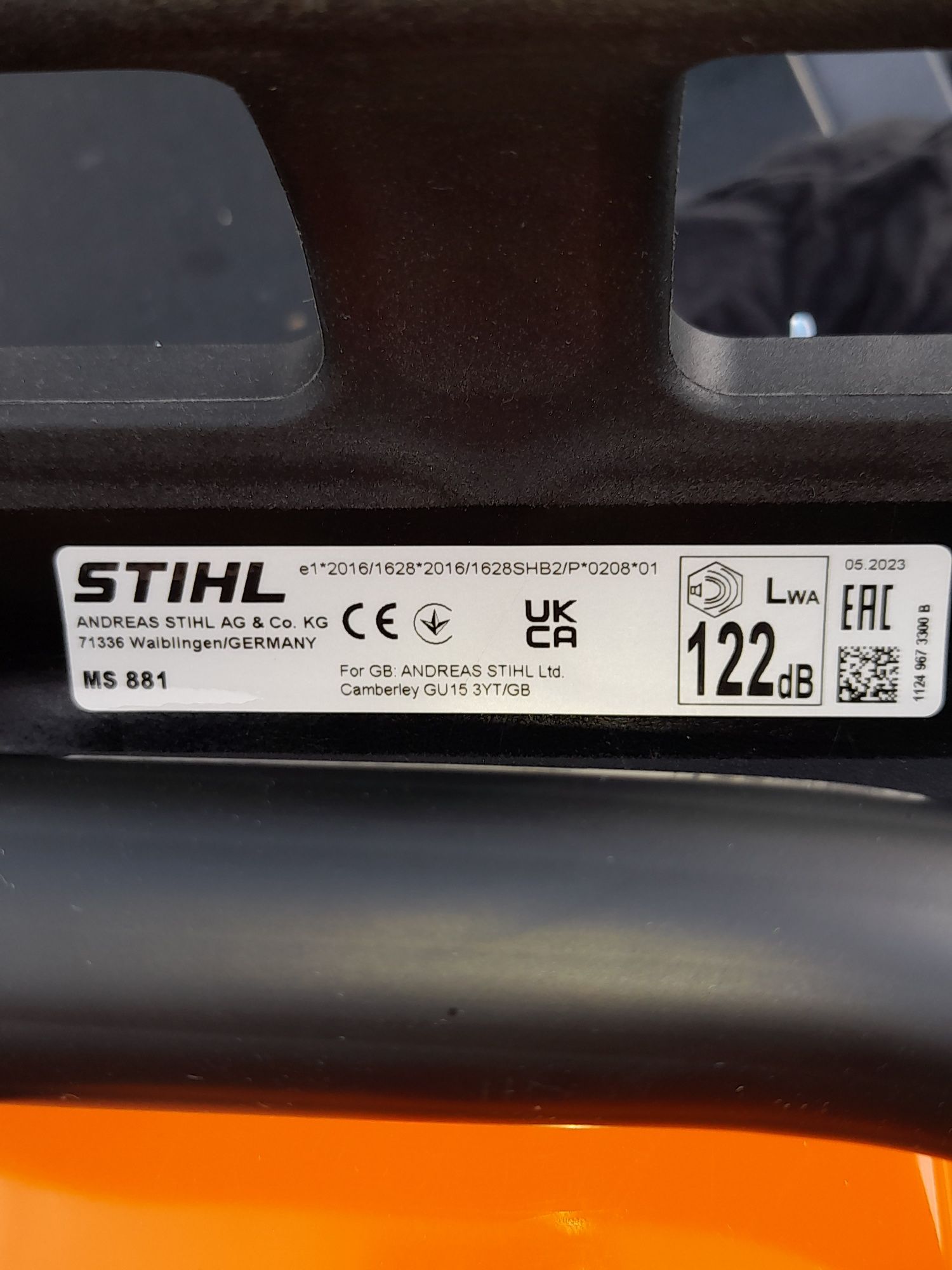 Stihl ms 881 nou!