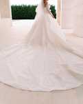 Set Rochie de Mireasă cu Cristale ( 2 rochii) +diadema+geanta