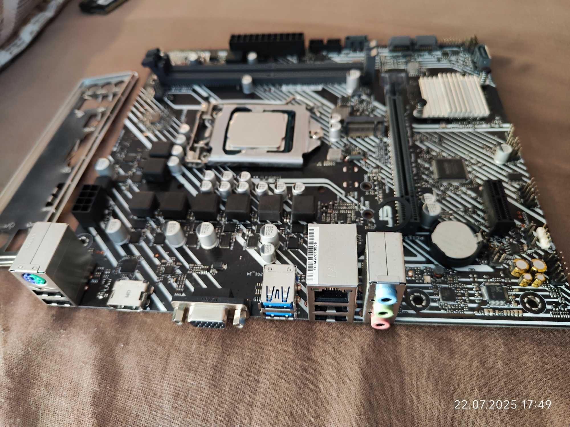 Комплект i3 10105f, Asus H510M - K, RAM 8GB DDR4 3200