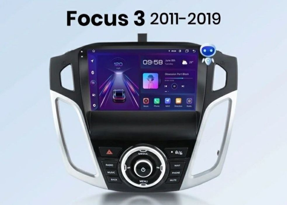 Navigatie Android dedicata Ford Focus 3 (2011-2019)