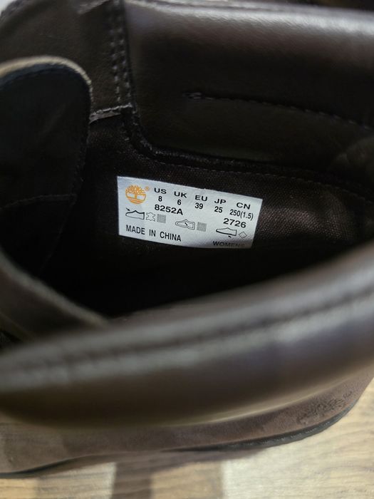 Timberland/Replay Оригинални дамски боти естествена кожа 39/ 37 номер