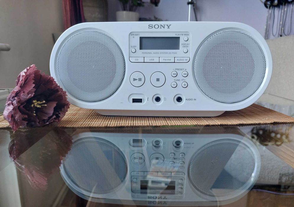 Boombox SONY ZS-PS50, CDplayer, Radio, USB, portabil