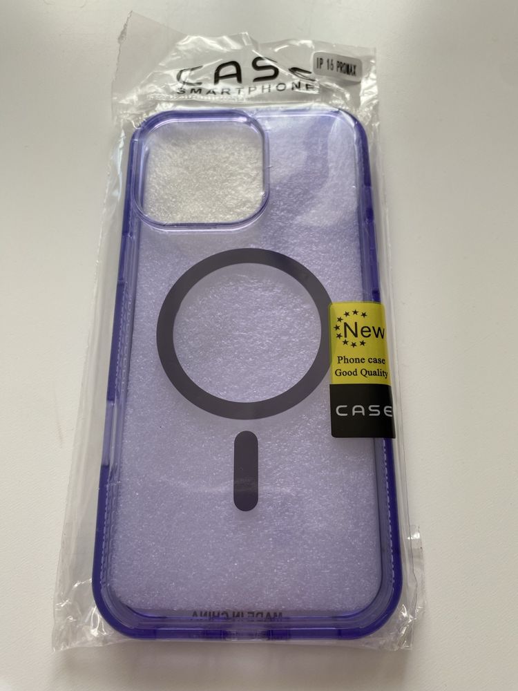 кейс за iPhone 16 PROMAX, нов, лилав, MagSafe