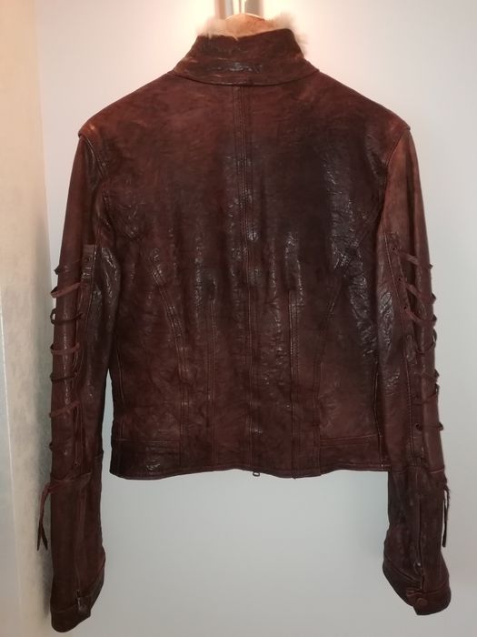 Яке от естествена кожа