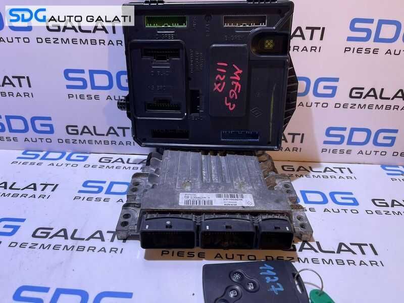 Kit Pornire ECU Calculator Motor Cip Cheie Imobilizator Renault Megane 3 1.5 DCI 2008 - 2015 Cod 237100307R 237100307 237100033R S180067106A [LR0062]