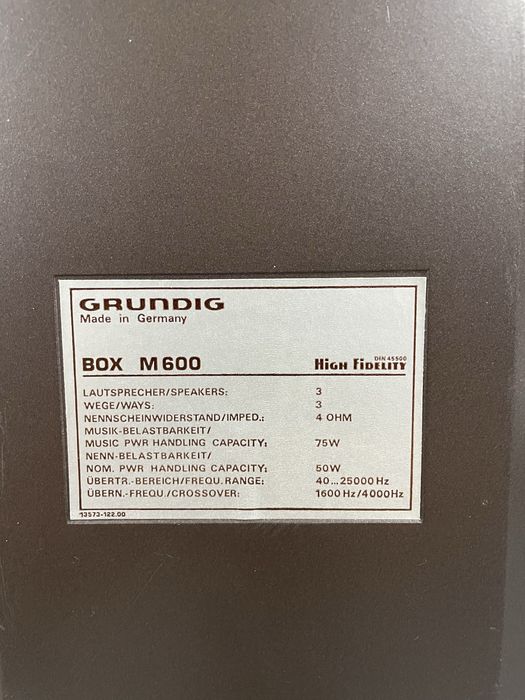 Boxe grundig box m600