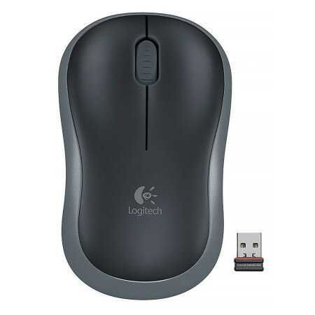 Компьютерная мышь Logitech M185 Grey