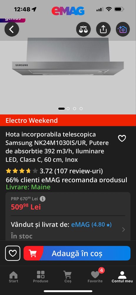 Plită încorporabilă + hotă Samsung nou nedesfăcut !