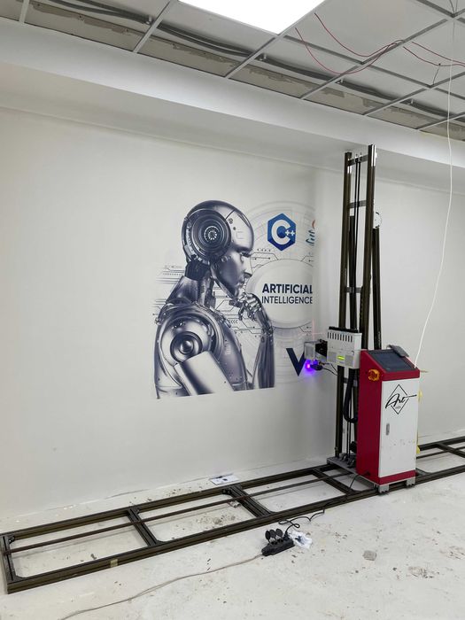 Robot-rassom.Робот-художник.3D роспись стен.Xudojnik.Devor.Rasm.Рассом