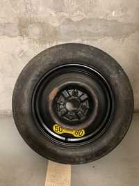 Резервна гума тип патерица с размери T125/90 R15
