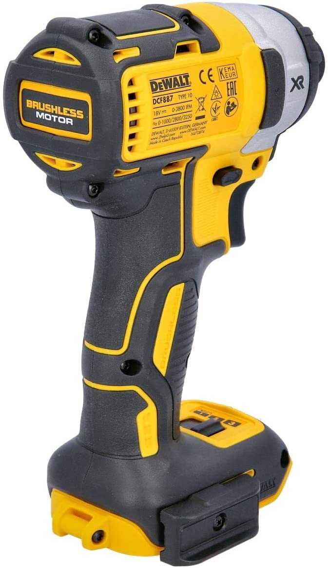 Dewalt Безчетков Ударен Импакт 18V 3 скорости 205Nm Батерия 5Аh Зарядн