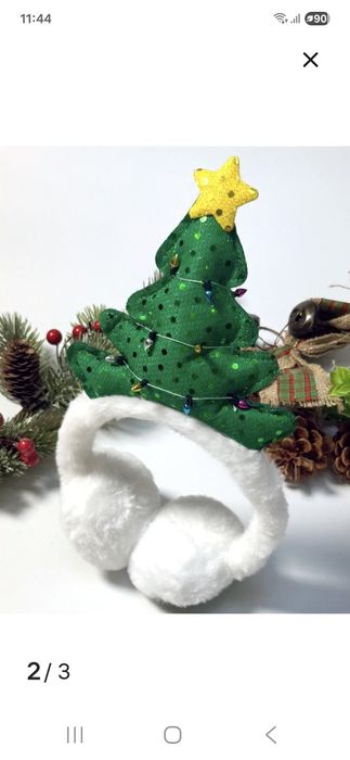 Меховые наушники