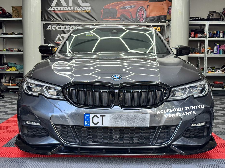 Prelungire Bara Fata - Lip BMW G20 MTech NFL Negru Lucios