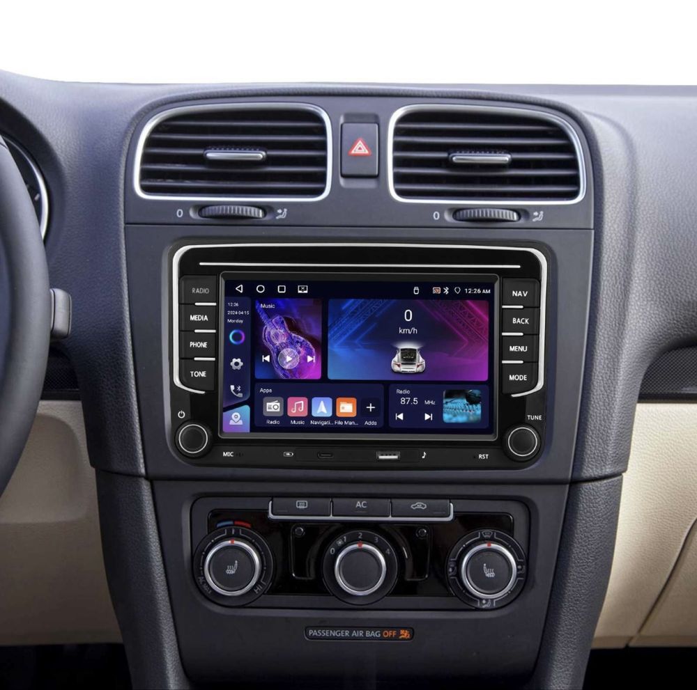 Navigatie Android Skoda,Seat,VW Golf,Passat,Touran 4GB RAM, Car Play