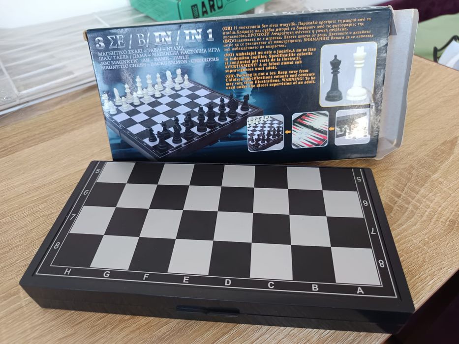 Set magnetic șah+table