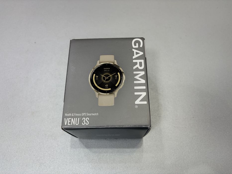 Smartwatch Garmin Venu 3S, Gps, 41mm, Bej/Auriu