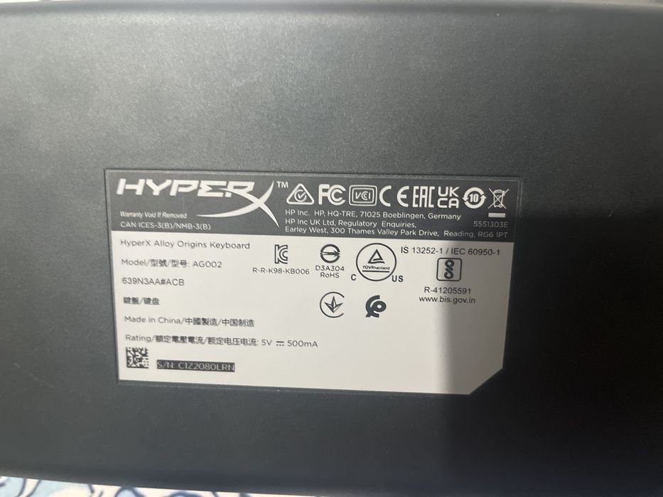 Клавиатура HyperX