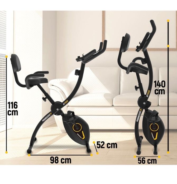 Bicicleta verticala pliabila Progressive X-Bike XF100