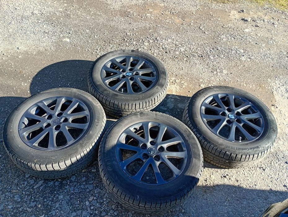 Jante aliaj+anvelope M+S/Renault/Mazda/5x114,3