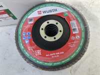 Disc Slefuit Inox Wurt 125 x 22,23 mm Set 10 bucati