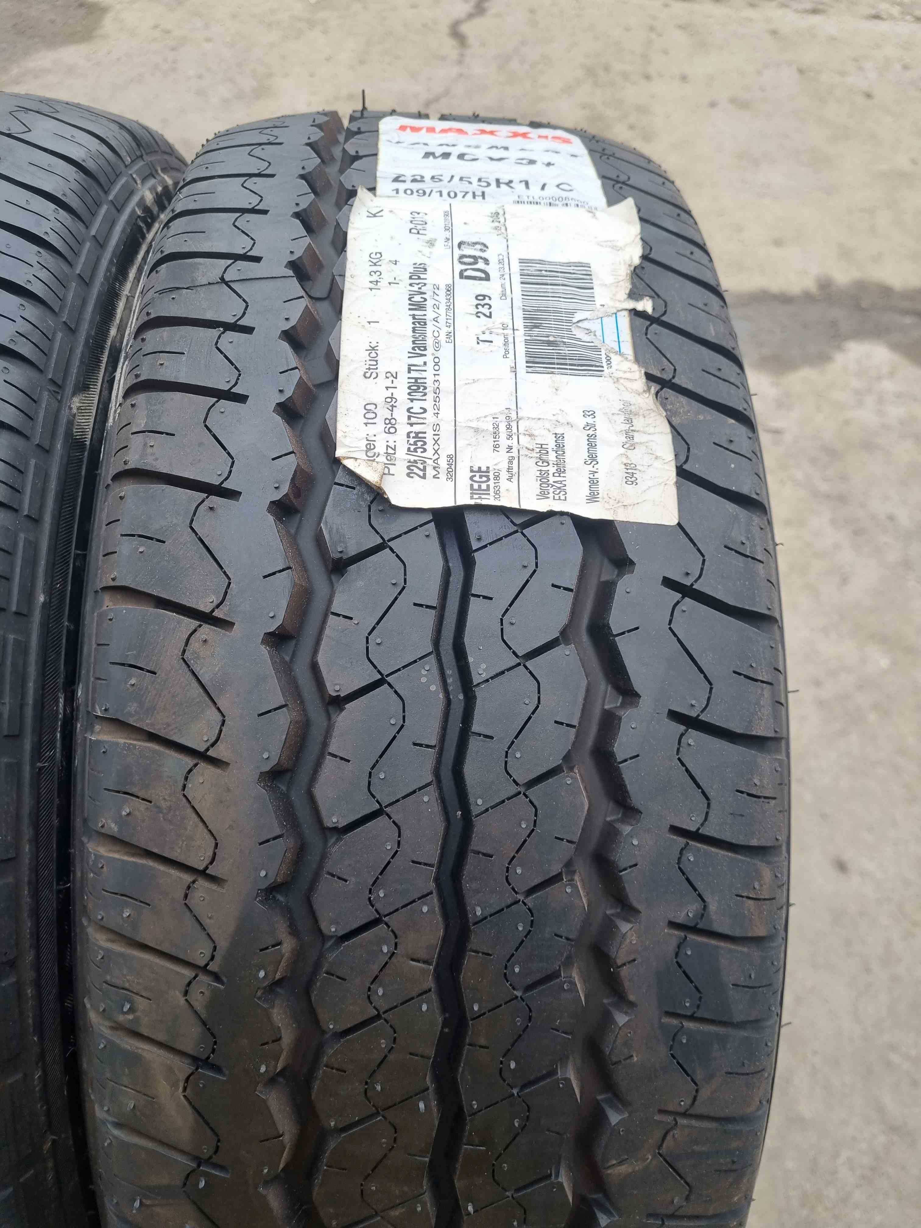 SET 2 Anvelope Vara 225/55 R17C MAXXIS VanSmart MCV 3+ 109/107H