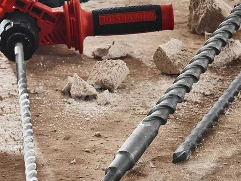НОВИ! Свредла ударни 1000мм Parkside SDS-Plus за бетон камък тухла