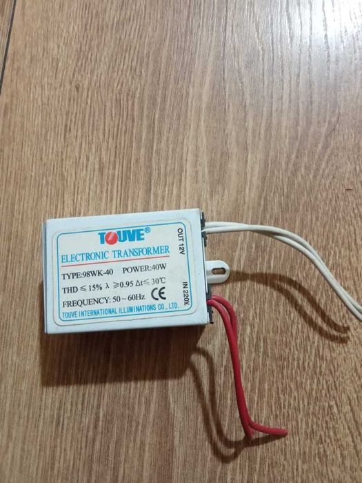 адаптер драйвер AC/AC 220/12v 40w блок питания на споты (переменка)