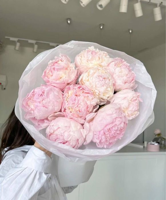 Букет цветов , пионы , цветы