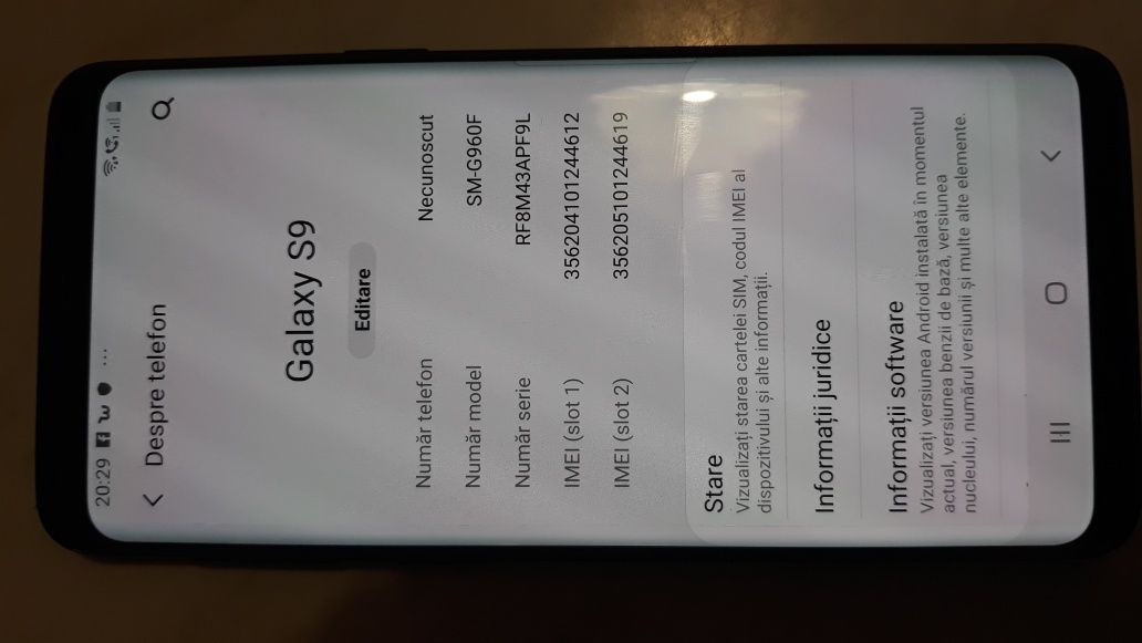 Oferta Samsung s 9 stare foarte buna