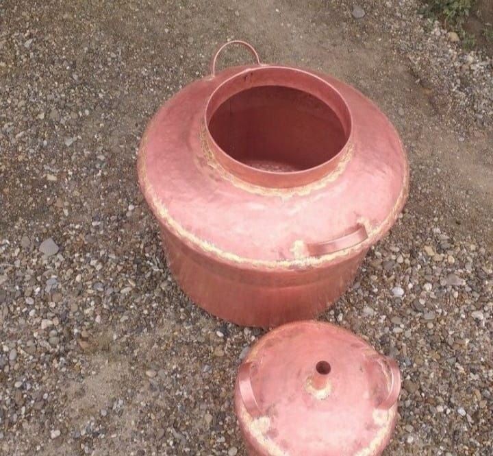 Vând cazan de tuica de 120litri complet cu fundul 4mm