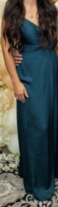 Рокля, цвят петрол, размер М