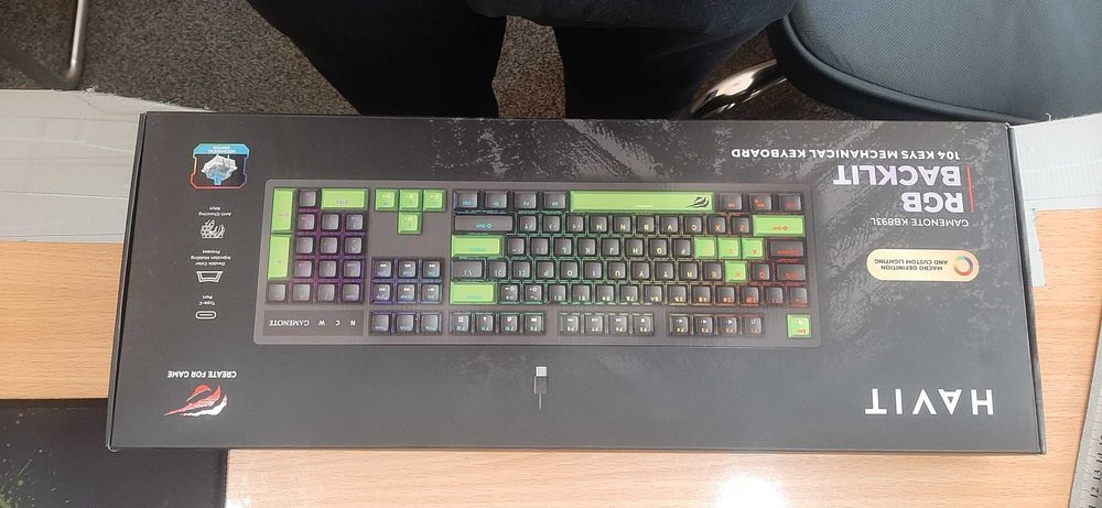 Mexanik klaviatura HAVIT Gamenote KB893L RGB