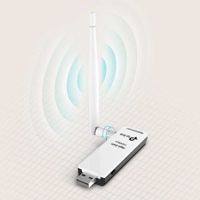 Wi-Fi Адаптер TP-Link WN722 — Мощный с Усиленной Антенной | Гарантия