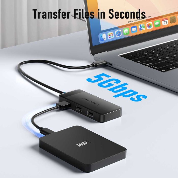 Docking Station USB Type C HDMI 4K, USB 3.0, PD 100W