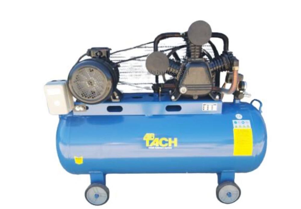 Компресор за въздух 200 литра трифазен, 12бара, 5.5KW, 7,5 hp