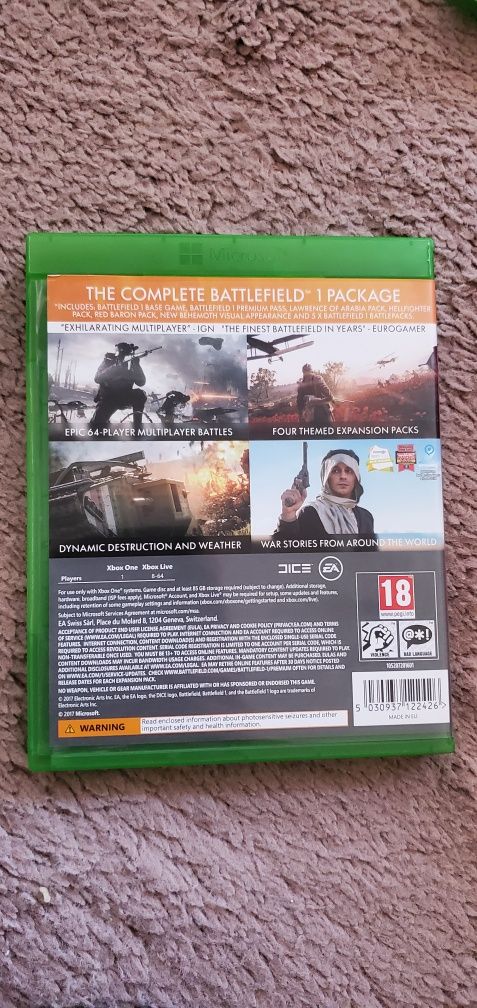 Joc Xbox One  Call of duty Battlefield 1