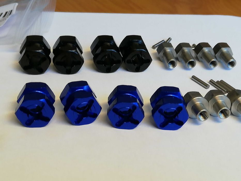 Automodel distantier  hex 12mm, lungimi de 12-15-20-25mm scx10 ...